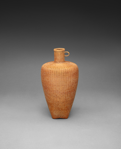Jar-shaped Basket with an Ear