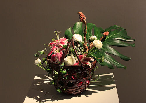 Ryurikyo Style Flower Basket