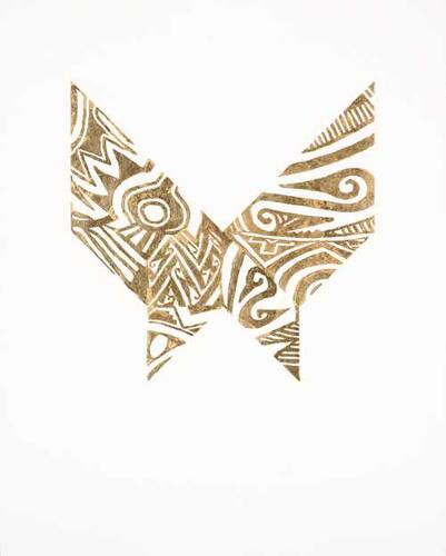 Tangram Butterfly/gold
