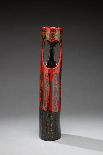 Lacquered Bamboo Cylinder (318)